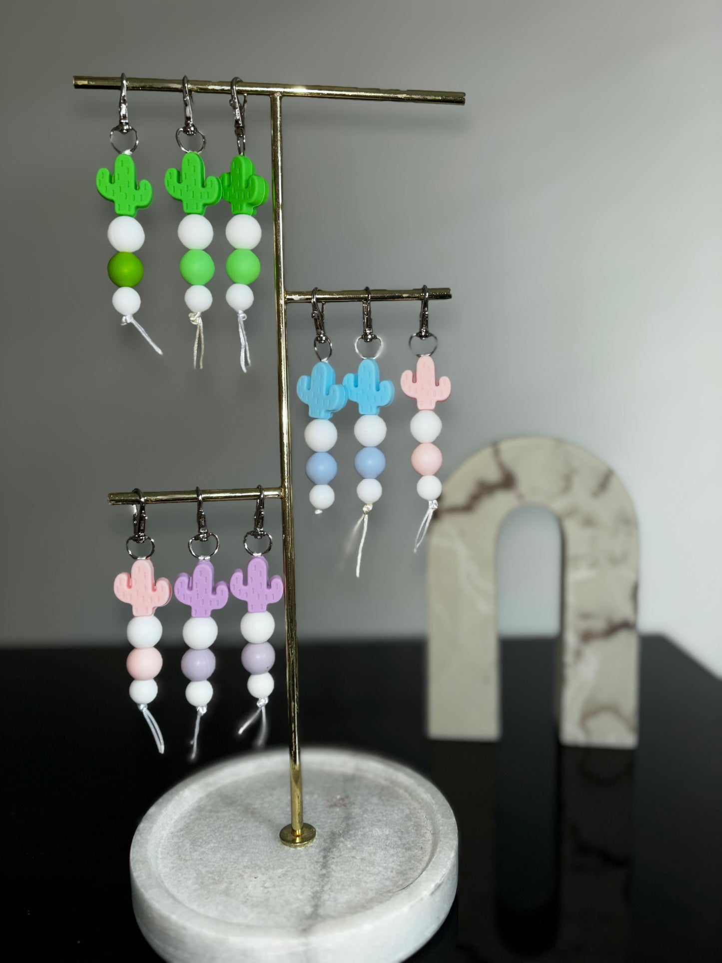 Cactus key chain